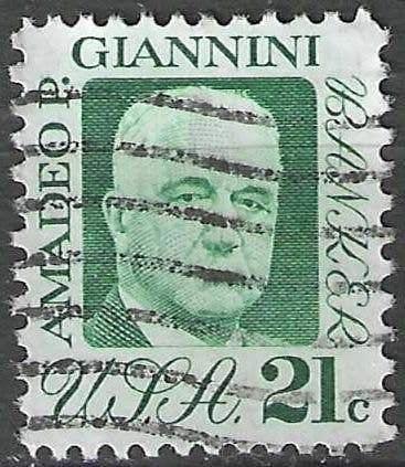 États-Unis 1973 - Yvert 993 - Amadeo Pietro Giannini (ST), Envoi, Affranchi