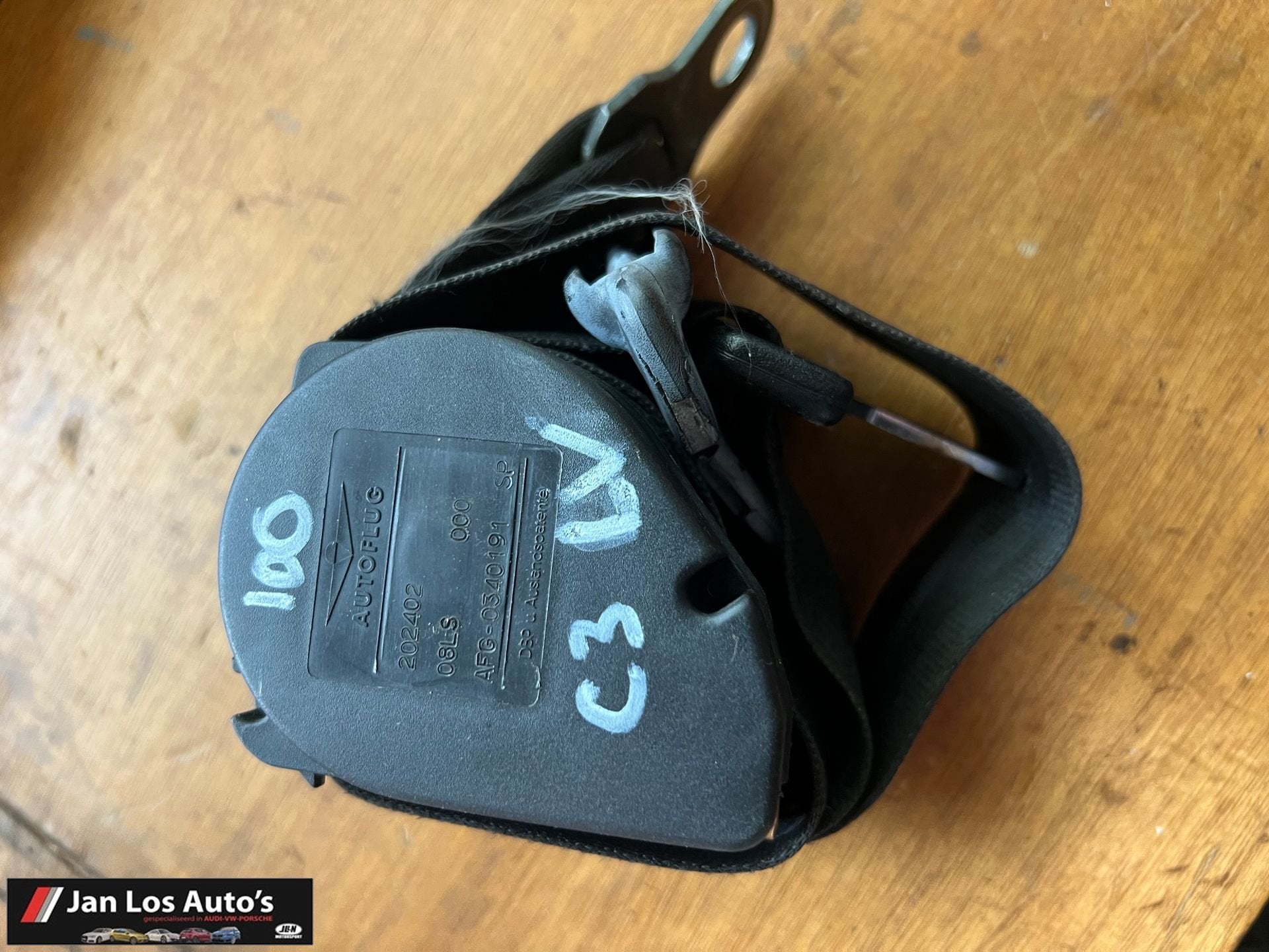 Audi 100 200 C3 typ44 veiligheidsgordel links voor, Gebruikt, -, -, -