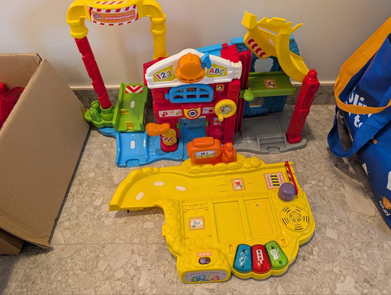 vtech toetoet, Ophalen