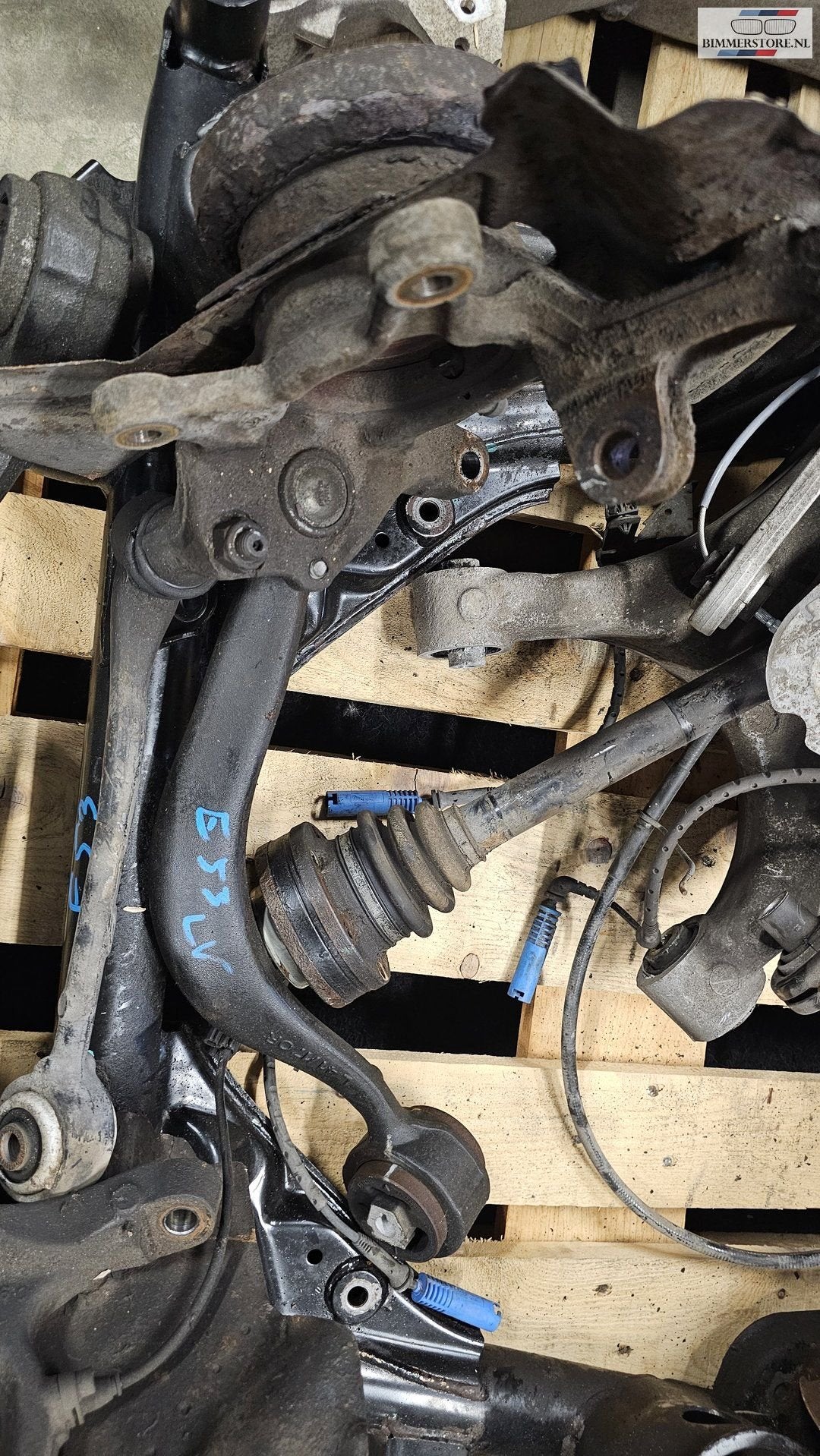 Fusee links met draagarmen BMW X5 serie E53 31216761575 6761, -, Utilisé, -, Enlèvement ou Envoi