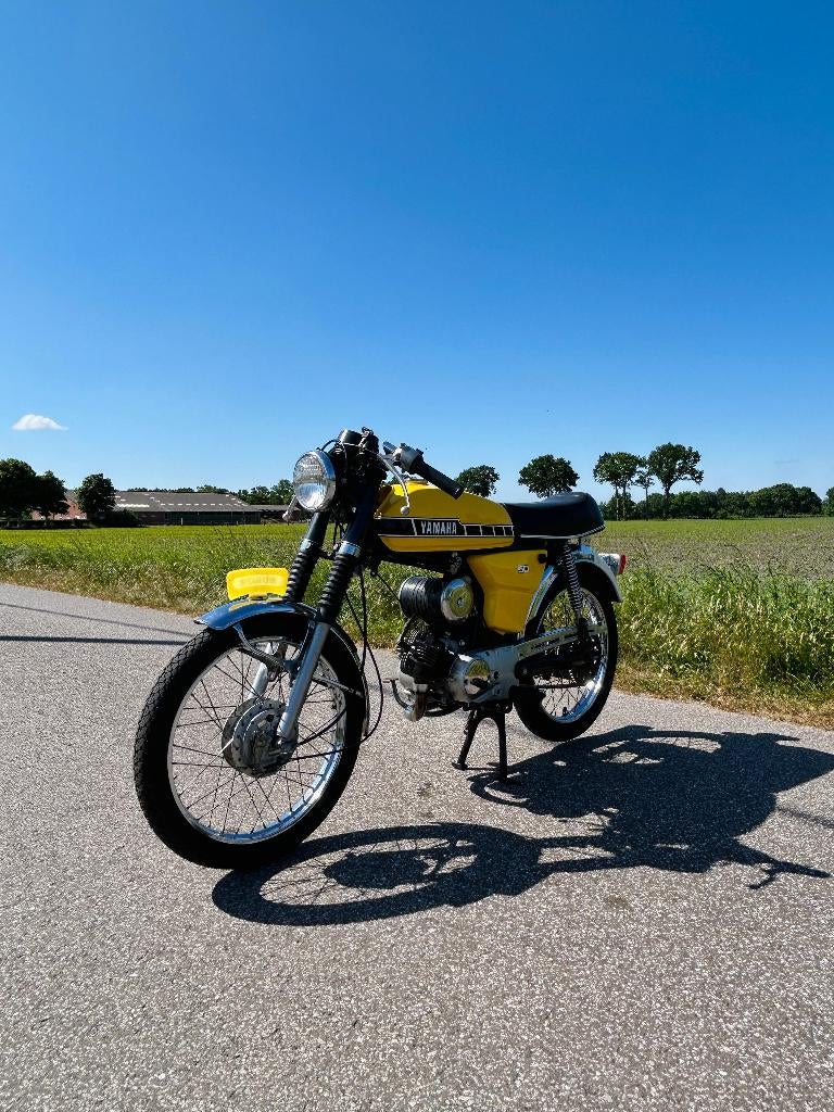 Yamaha FS1 2RU – 1977, Fietsen en Brommers, Ophalen, Yamaha, 49 cc, Klasse B (45 km/u)
