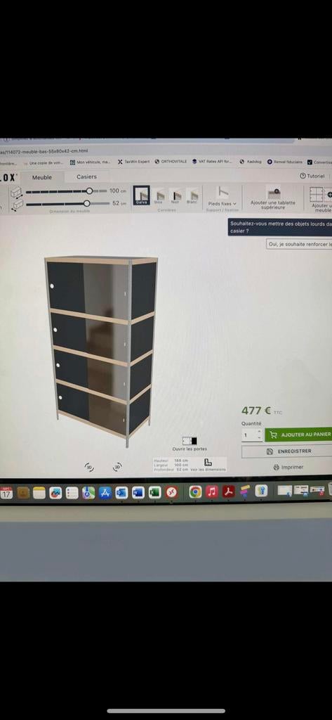 Kewlox armoire, Gebruikt