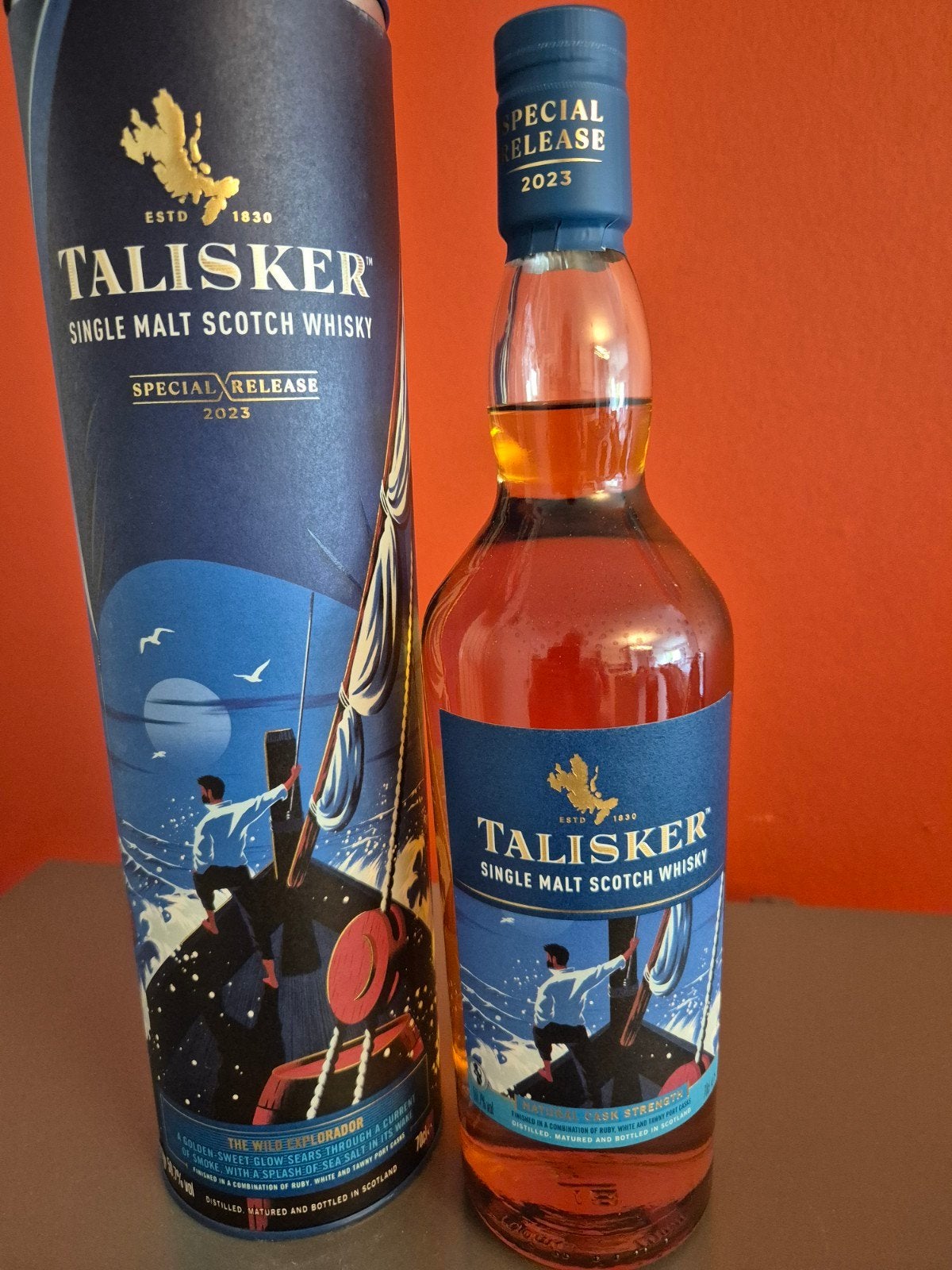 Whisky Talisker, Enlèvement