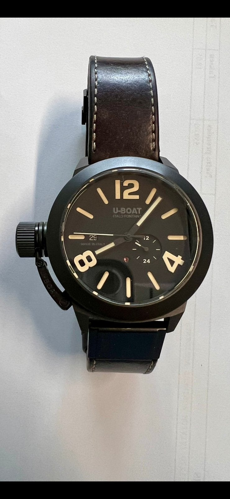 U-Boat 8107 ceramic full set, Ophalen of Verzenden, Zo goed als nieuw