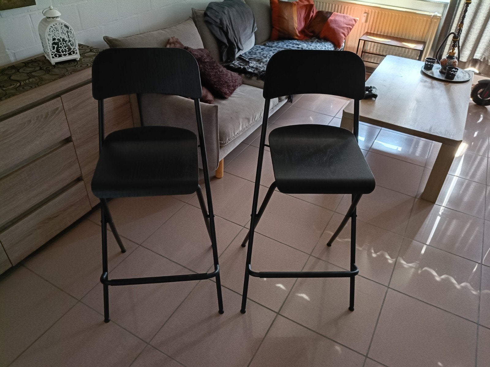 Klapstoelen te koop in perfectie staat, Ophalen