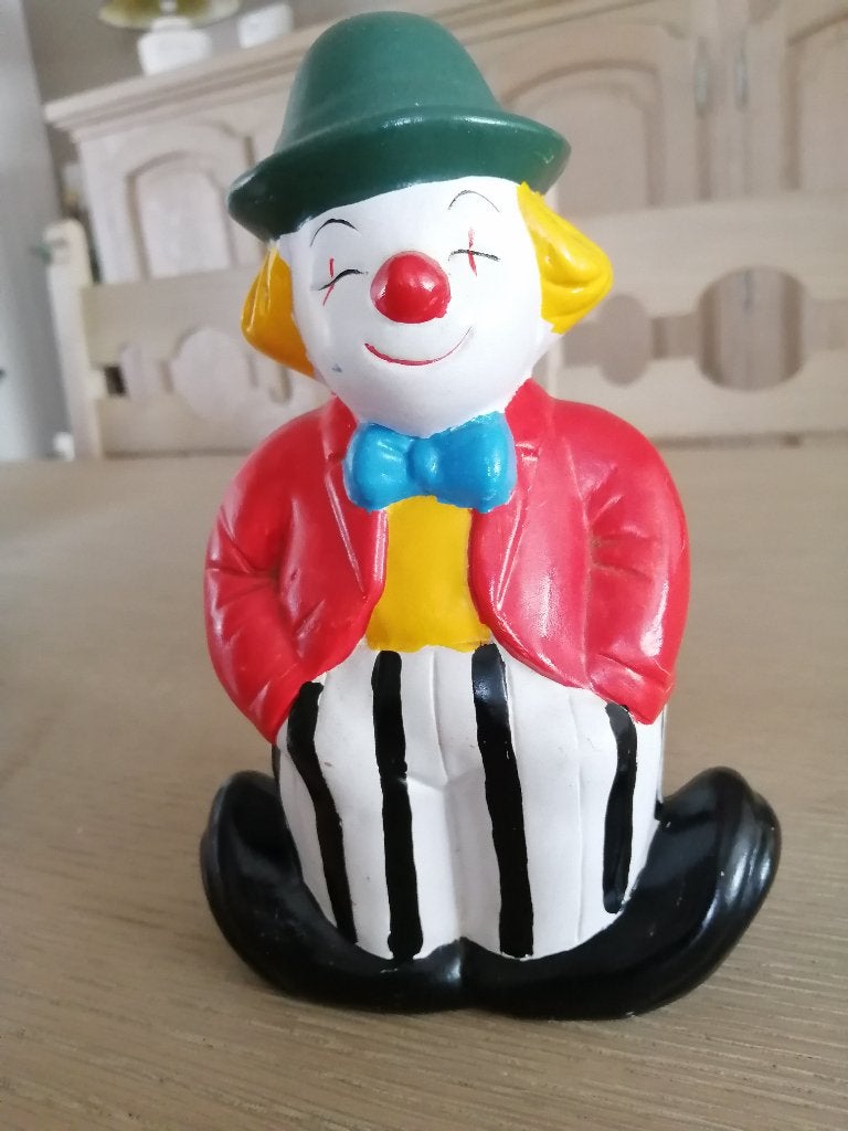 retro spaarpot clown, Verzamelen, Ophalen of Verzenden, Zo goed als nieuw, Steen, Aardewerk of Keramiek, Overige thema's