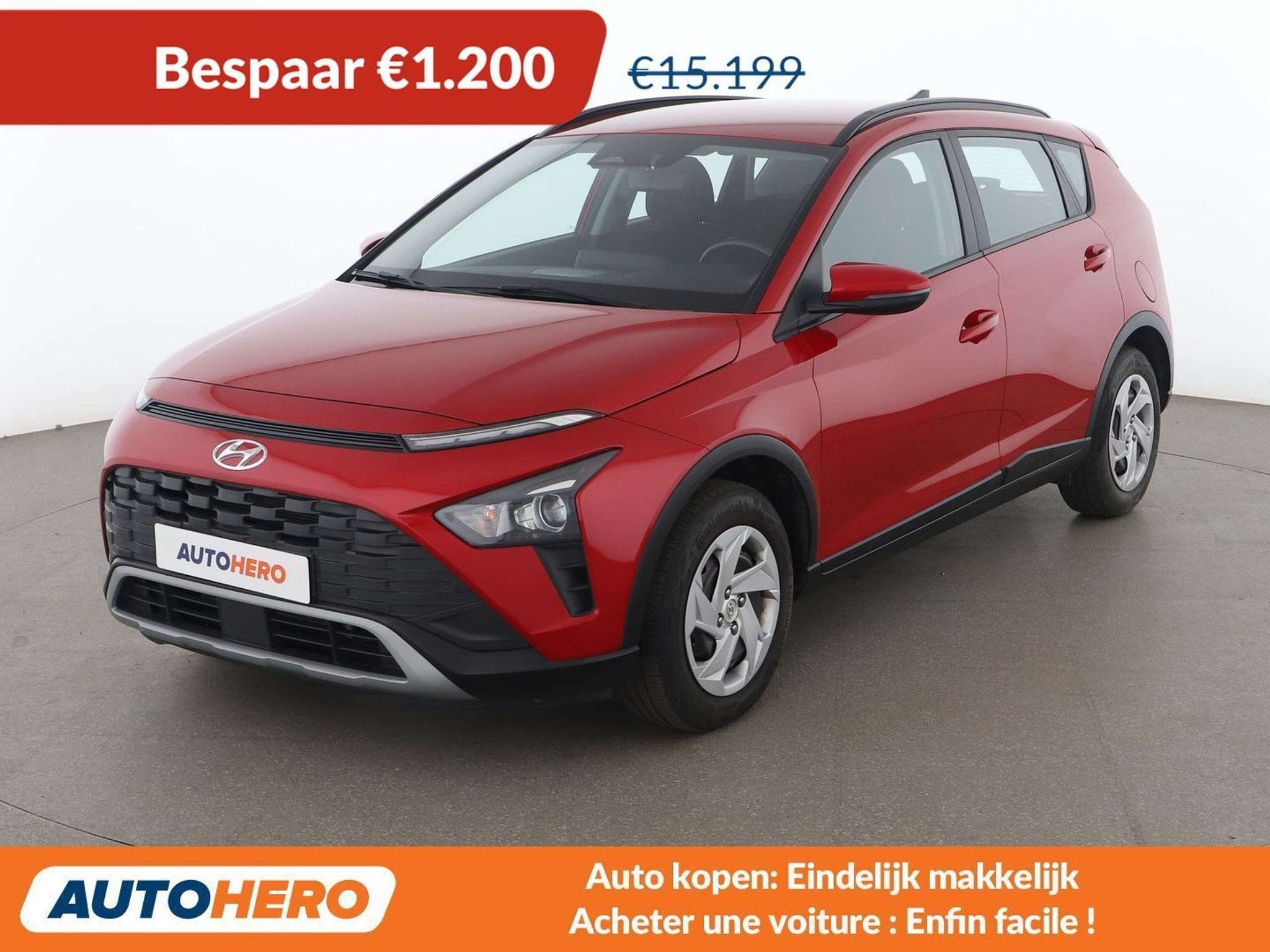 Hyundai Bayon 1.0 TGDI Trend 2WD, Rouge, Achat, 998 cm³, Euro 6