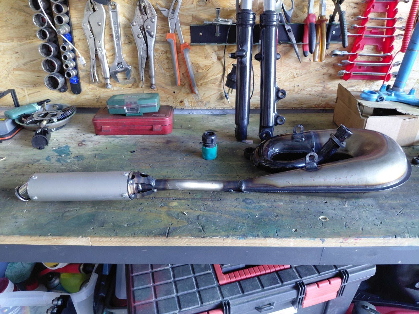 Pot echappement Tecno Honda Camino Pa50, Fietsen en Brommers, Ophalen of Verzenden