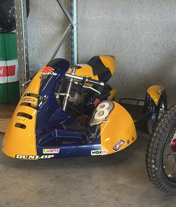 Minibike met zijspan 50cc, Ophalen, Gebruikt