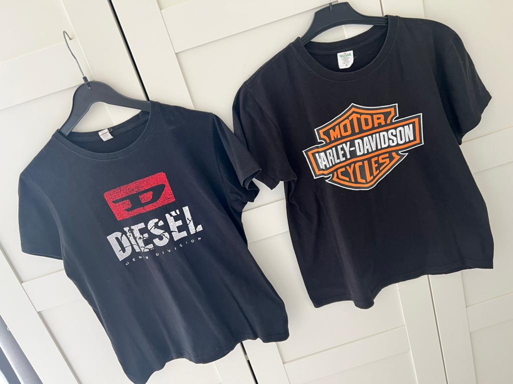 2 t-shirts : Harley Davidson, Diesel mt 176 : 10€ ensemble, Enfants & Bébés, Vêtements enfant | Taille 176, Enlèvement ou Envoi