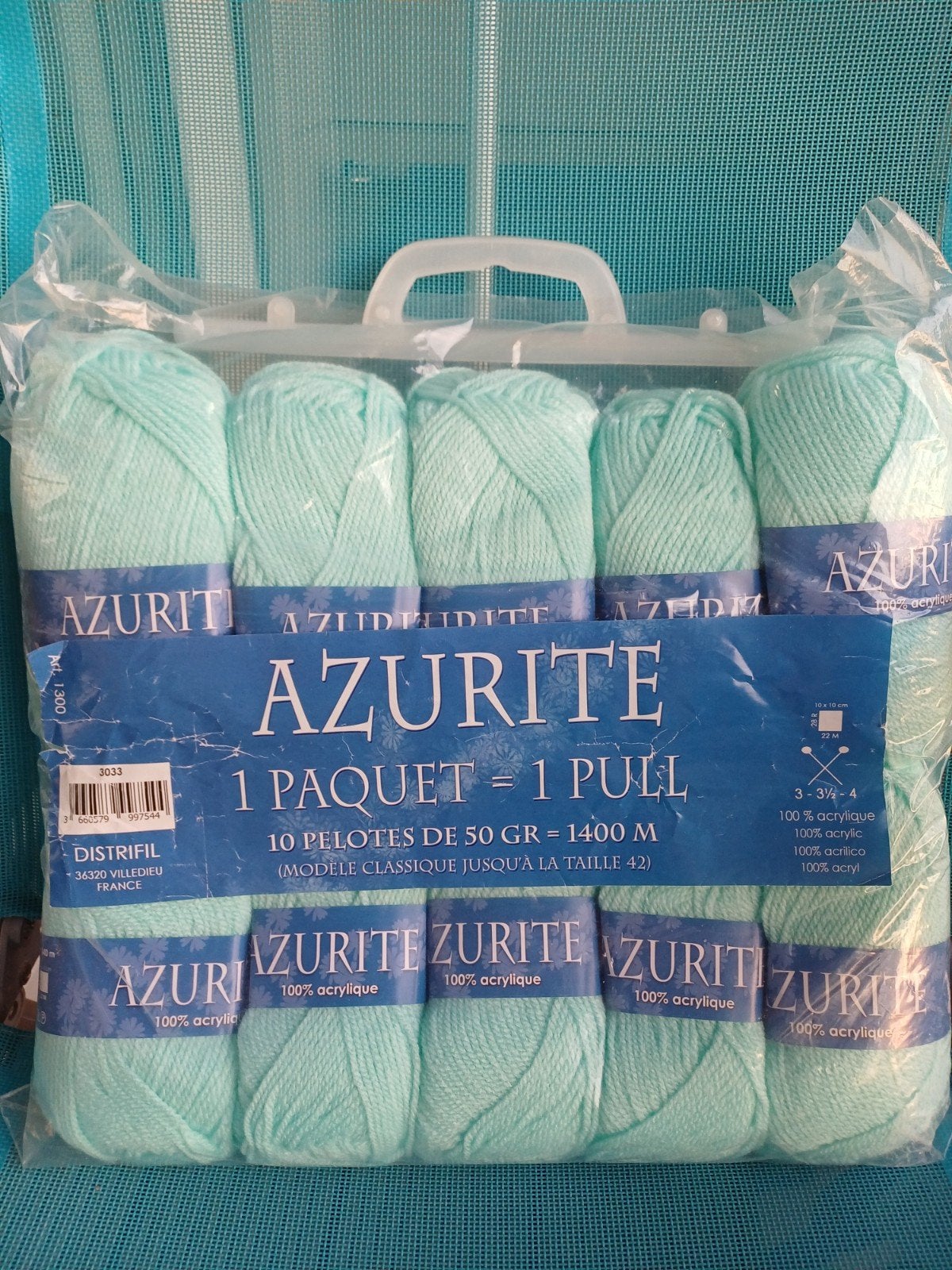 4 packs de laine complets, Utilisé, Tricot, Laine ou Fils