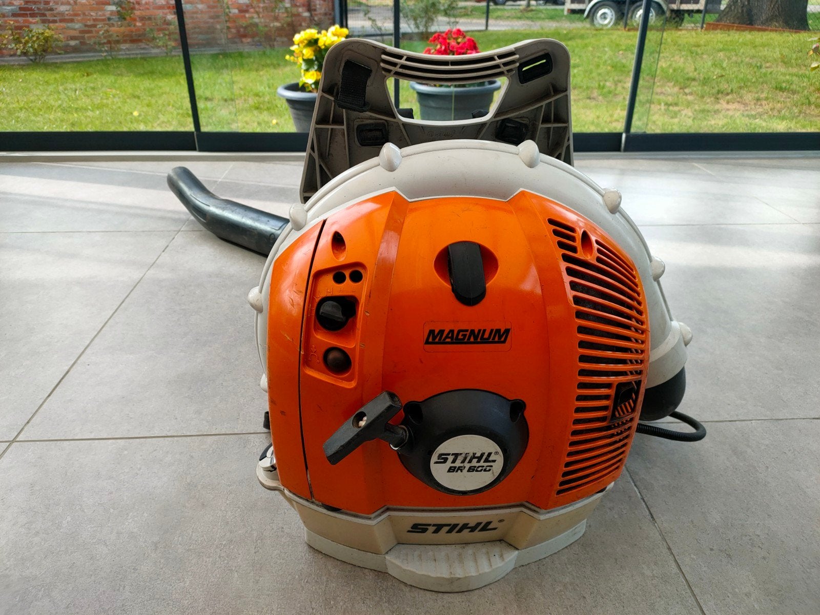 Stihl BR 600 Magnum bladblazer. In perfecte staat., Enlèvement, Comme neuf