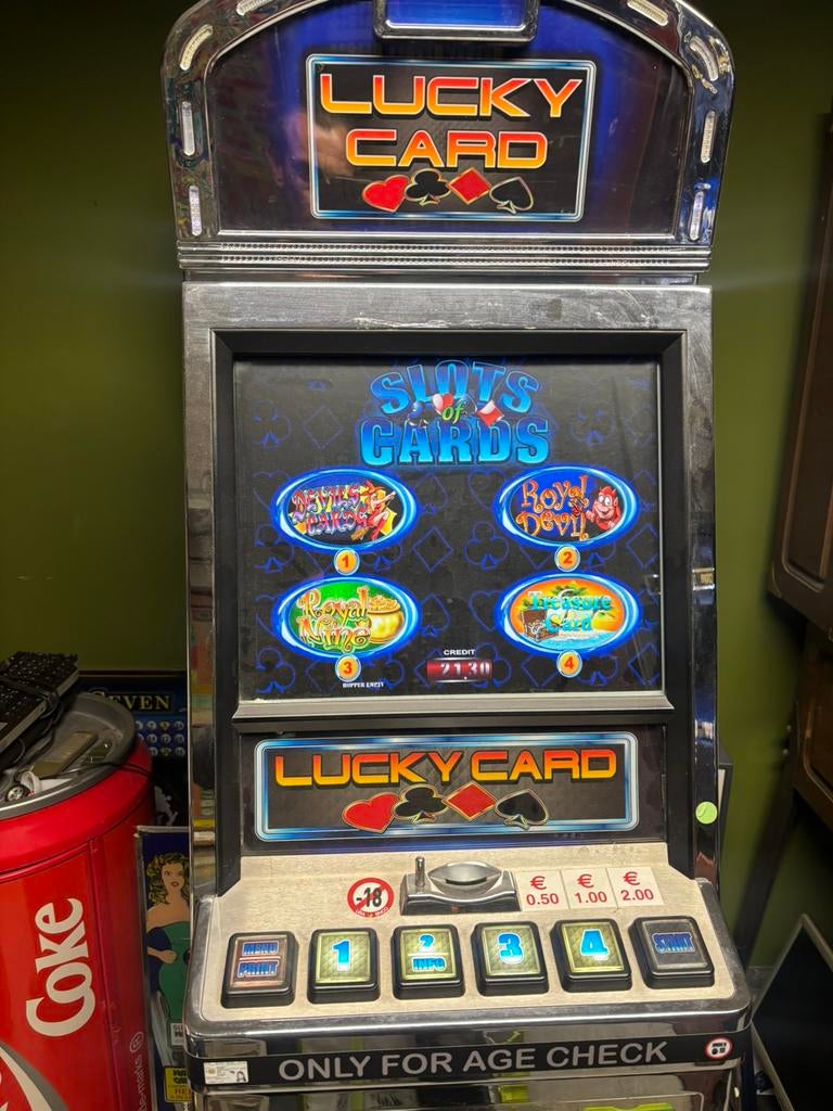 Slots, Verzamelen, Automaten | Gokkasten en Fruitautomaten, Euro, Ophalen, Gebruikt, Met sleutels