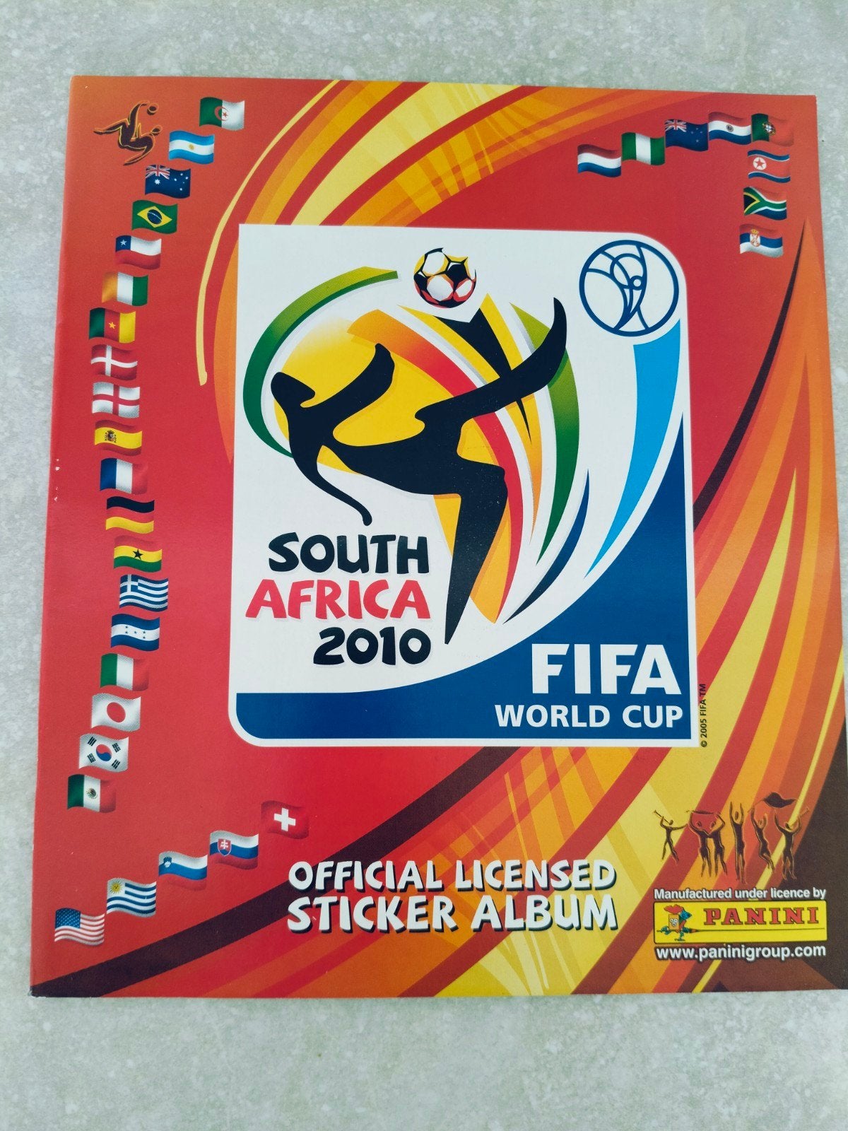 Leeg Panini album WK 2010 met Bestelblad en promostickers, Ophalen of Verzenden