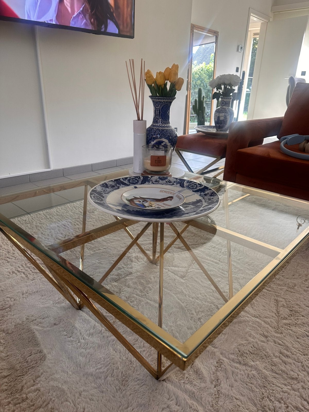 table de salon, Maison & Meubles, Enlèvement, Comme neuf