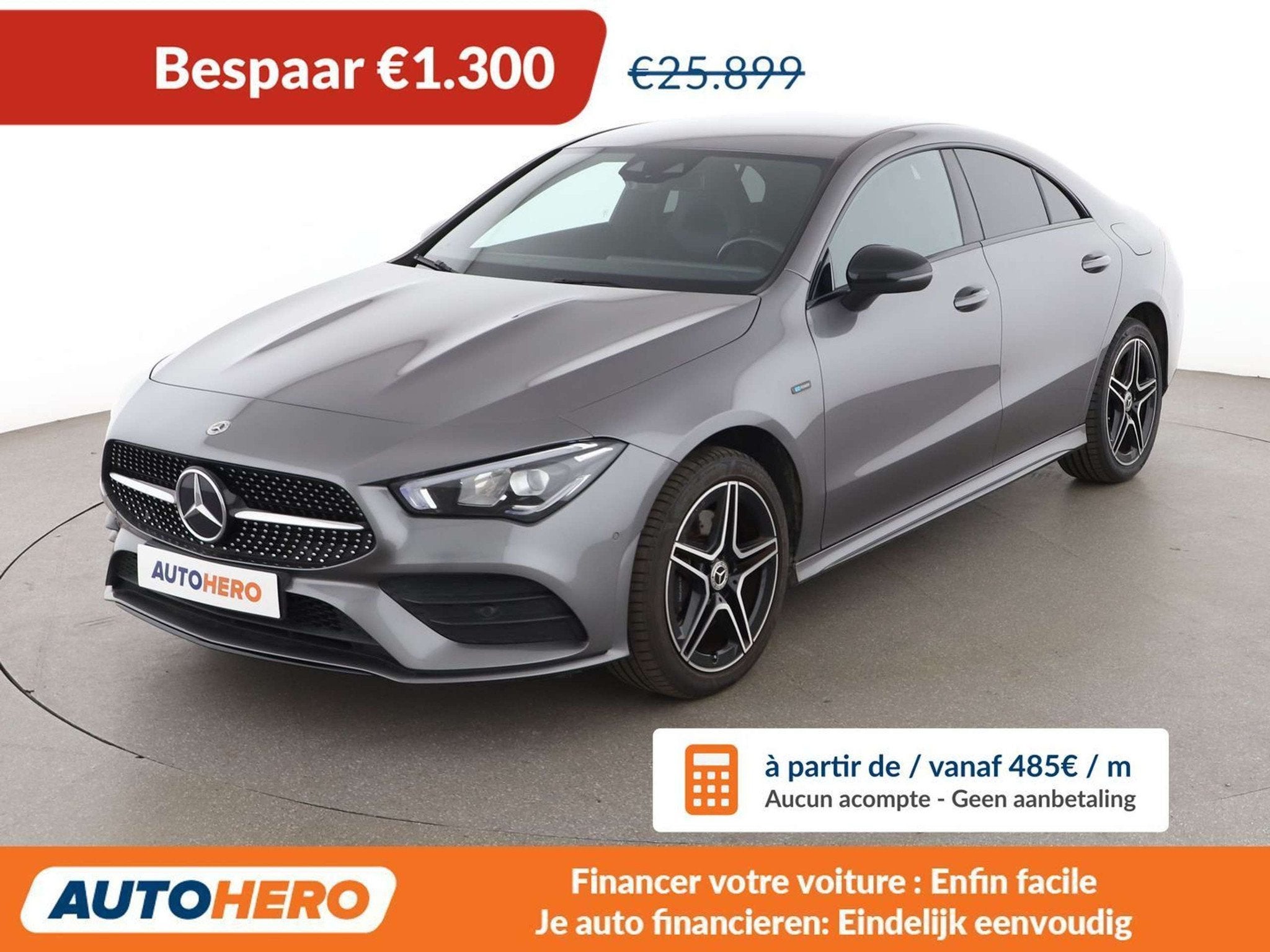 Mercedes-Benz CLA-Klasse 250 CLA 250e AMG Line (bj 2021), Auto's, Gebruikt, Alcantara, Hybride Elektrisch/Benzine, Lichtsensor