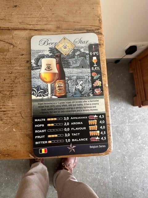 carte de bière Tripel Carmelite, Enlèvement ou Envoi, Neuf, Autres types, Autres marques