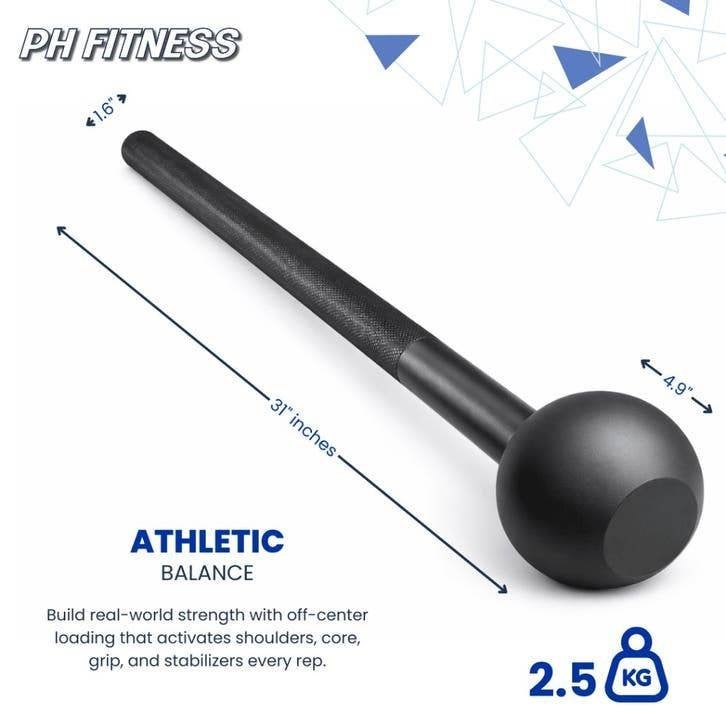 PH Fitness Steel Macebell - Functional Training, Enlèvement ou Envoi, Neuf, Bras, Autres types