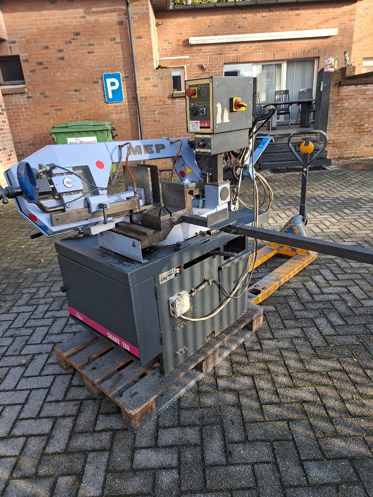 metaal bandzaagmachine mep shark 280, Bricolage & Construction, Enlèvement, Utilisé, Scie à ruban
