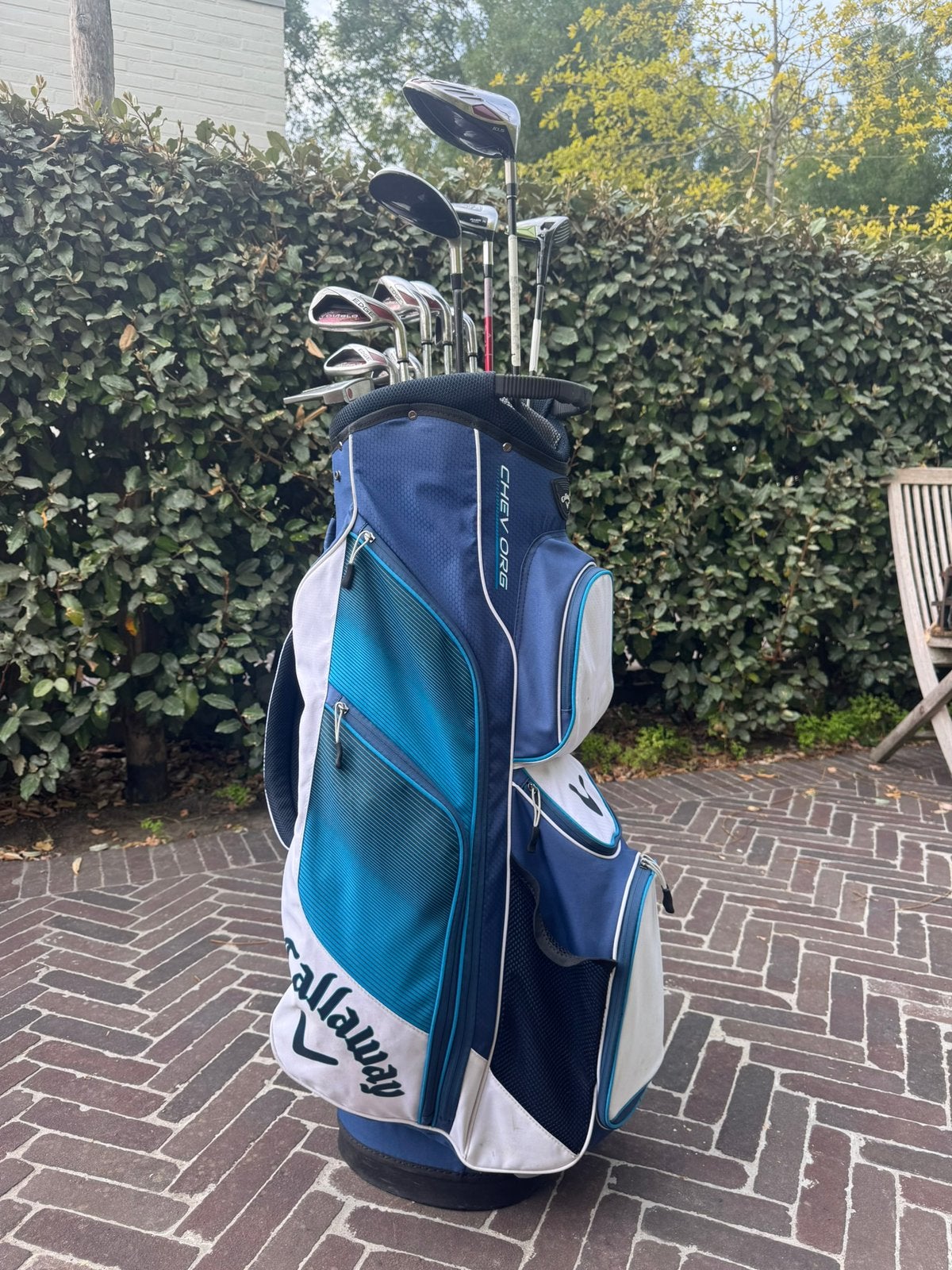 Complete Callaway golfset met verlengde shafts (incl. tas), Sport en Fitness, Golf, Ophalen of Verzenden, Gebruikt, Set, Callaway