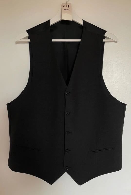 gilet de costume habillé F 48 gris foncé, Gris, Enlèvement ou Envoi, Comme neuf, Taille 48/50 (M)