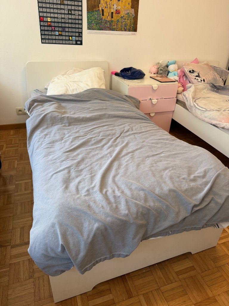 Lits, Maison & Meubles, Chambre à coucher | Lits, 90 cm, Enlèvement, Utilisé, 200 cm