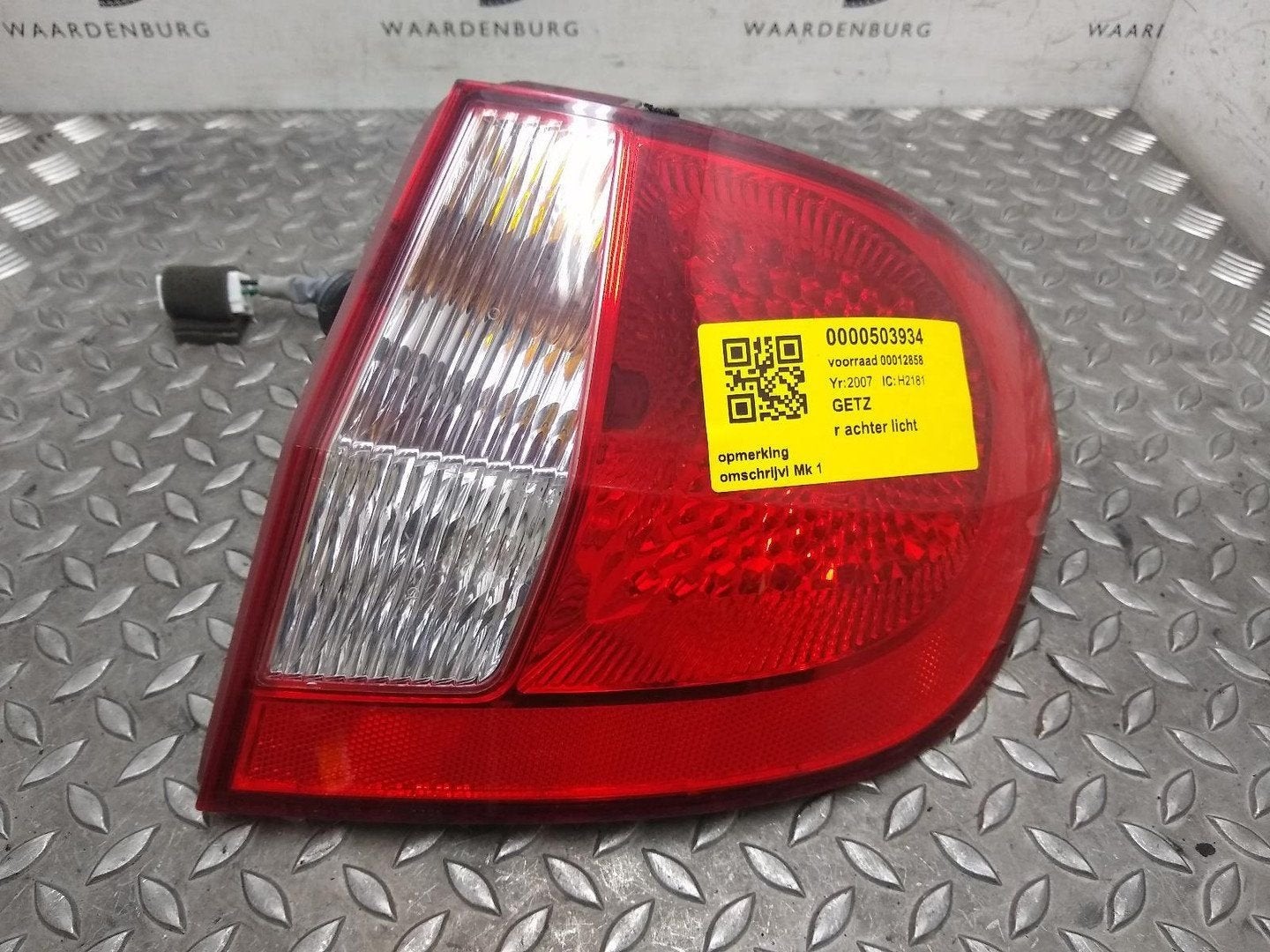 HYUNDAI GETZ 1.4I ACTIVE COOL ACHTERLICHT R 2007, Ophalen of Verzenden, Gebruikt, ARN erkend