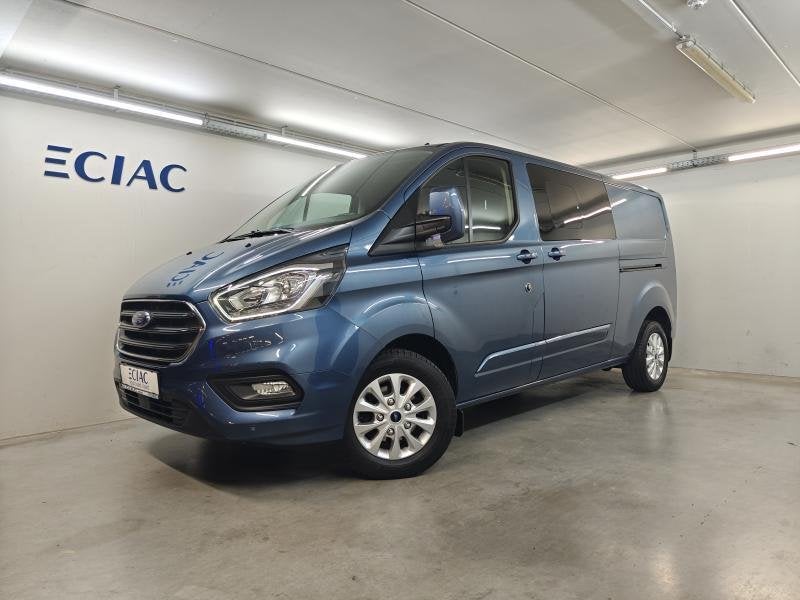 Ford Transit 320L Limited - Automaat - Garantie, Auto's, 1995 cc, Euro 6, Blauw, Bedrijf