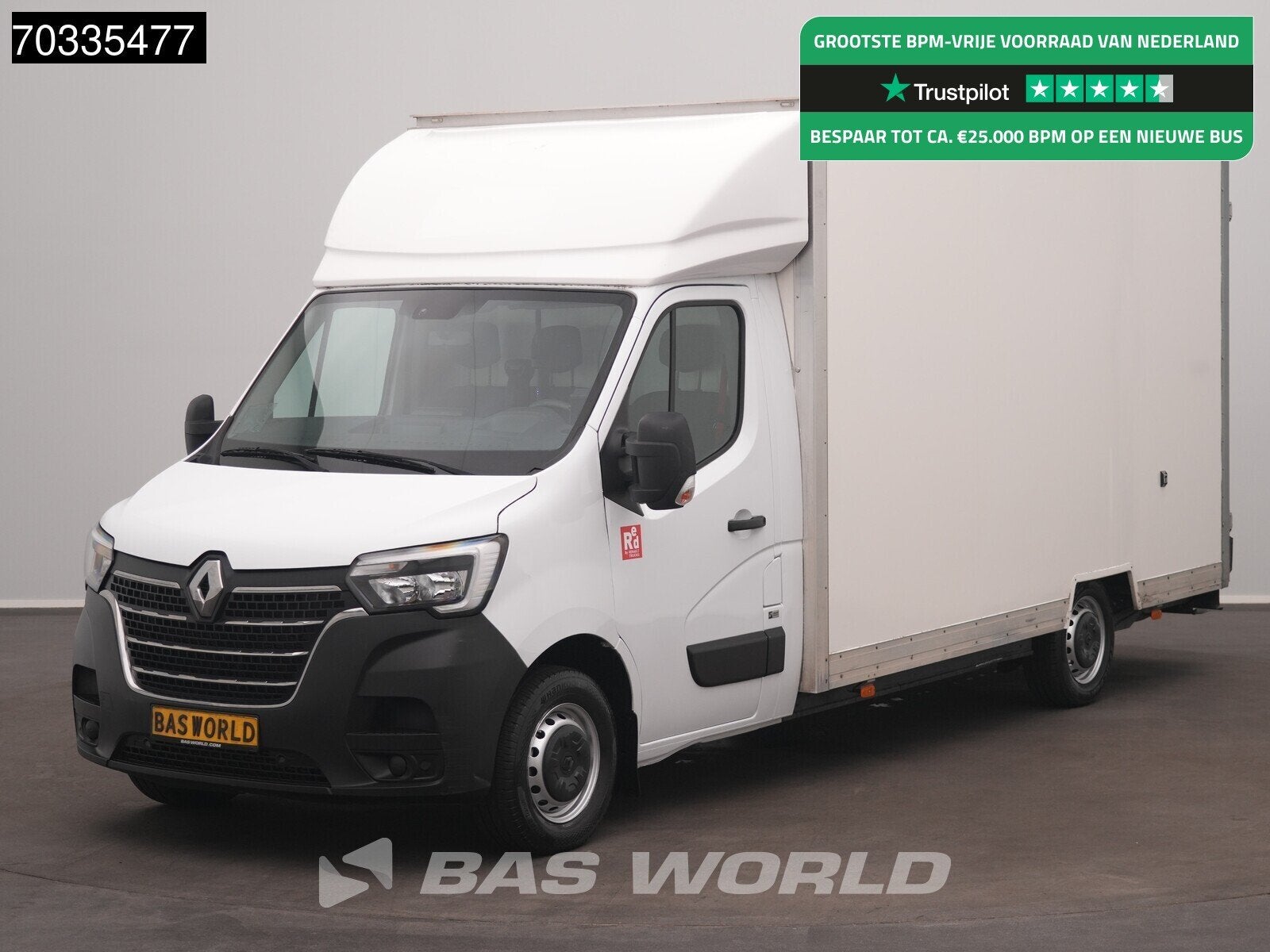 Renault Master 145PK Lowliner Bakwagen LED Navi Airco Cruise, Auto's, Stof, Gebruikt, 4 cilinders, Renault