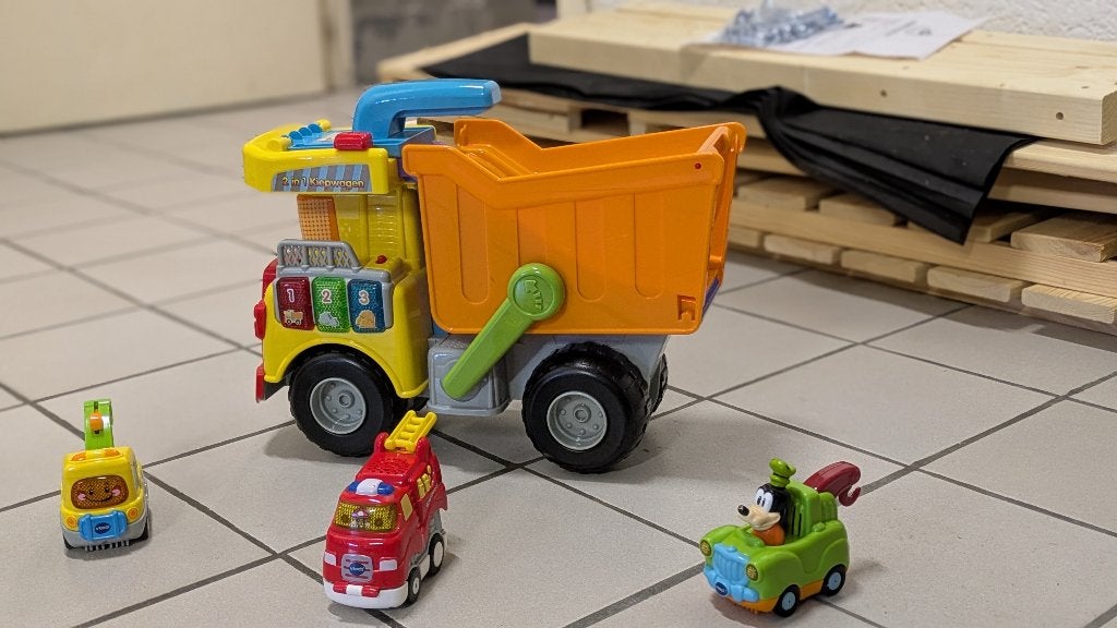 Vtech speelgoed, Ophalen, Gebruikt