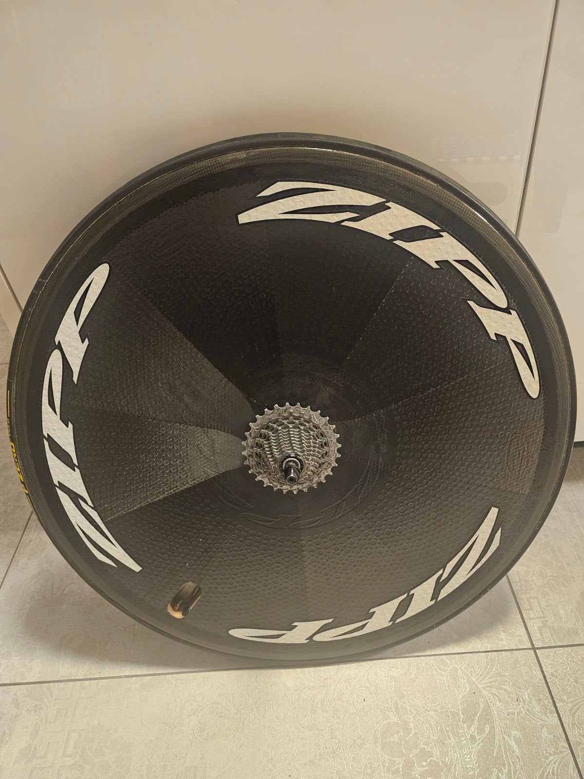 Roue à disque Zipp 808 + | SRAM XDR 12s | Convertible Track, Zipp, Enlèvement ou Envoi, Comme neuf, Carbone