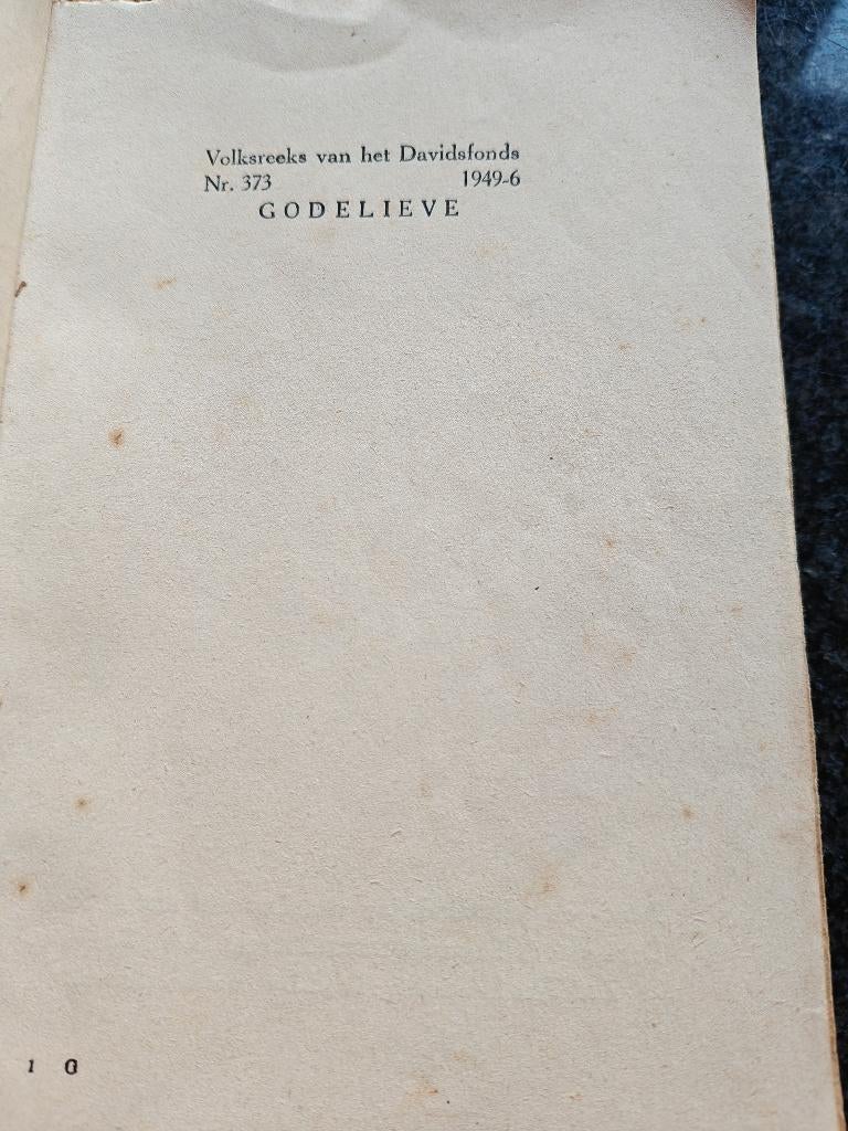 Boek uit 1949 Godelieve, Boeken, België, Diverse auteurs, Ophalen, Gelezen