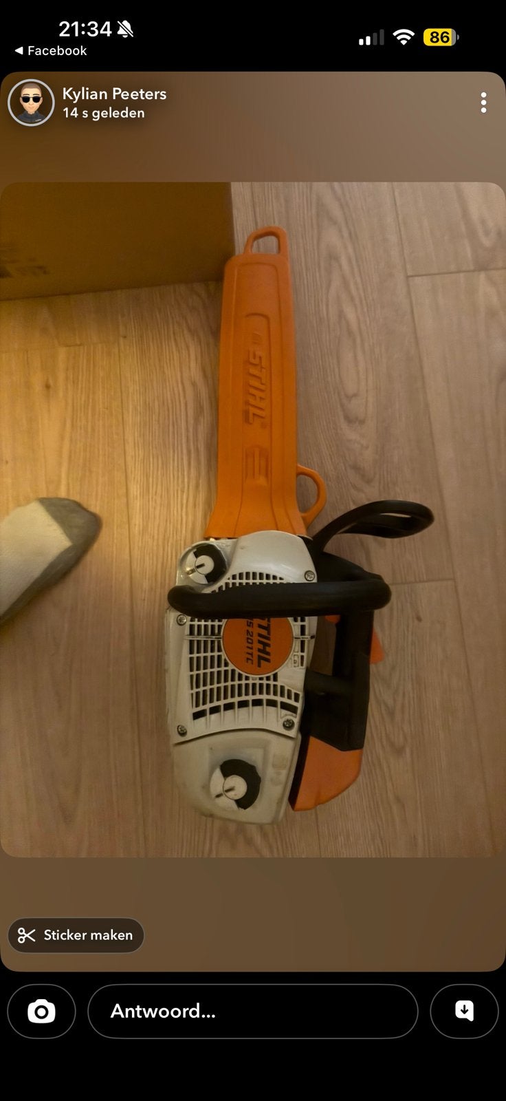 Kettingzaag, Ophalen, Gebruikt