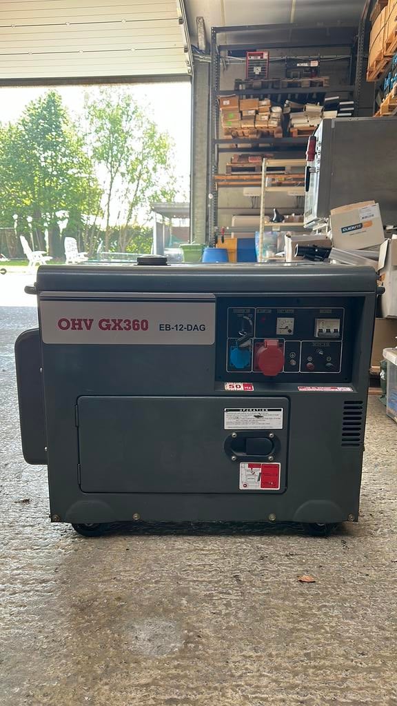 Gx360 generator 9,5 kw, Ophalen, Zo goed als nieuw