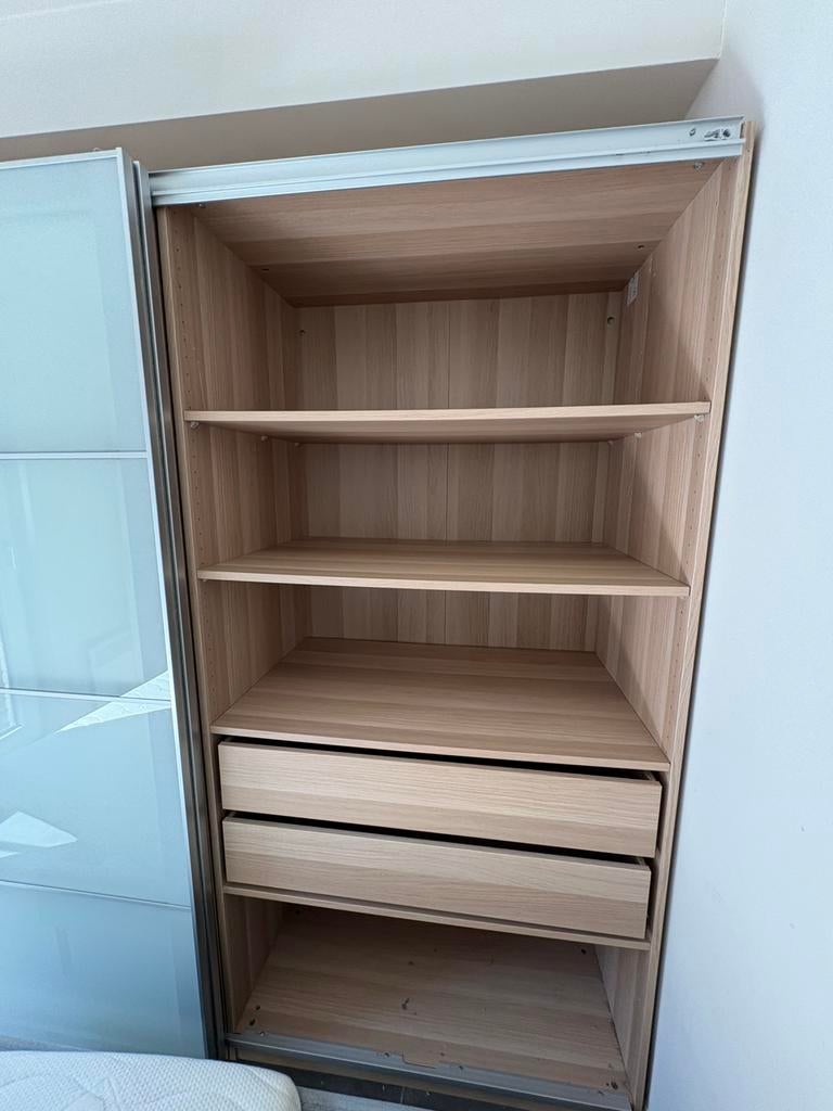 Kleerkast, Huis en Inrichting, Ophalen, Zo goed als nieuw, Met lade(s)