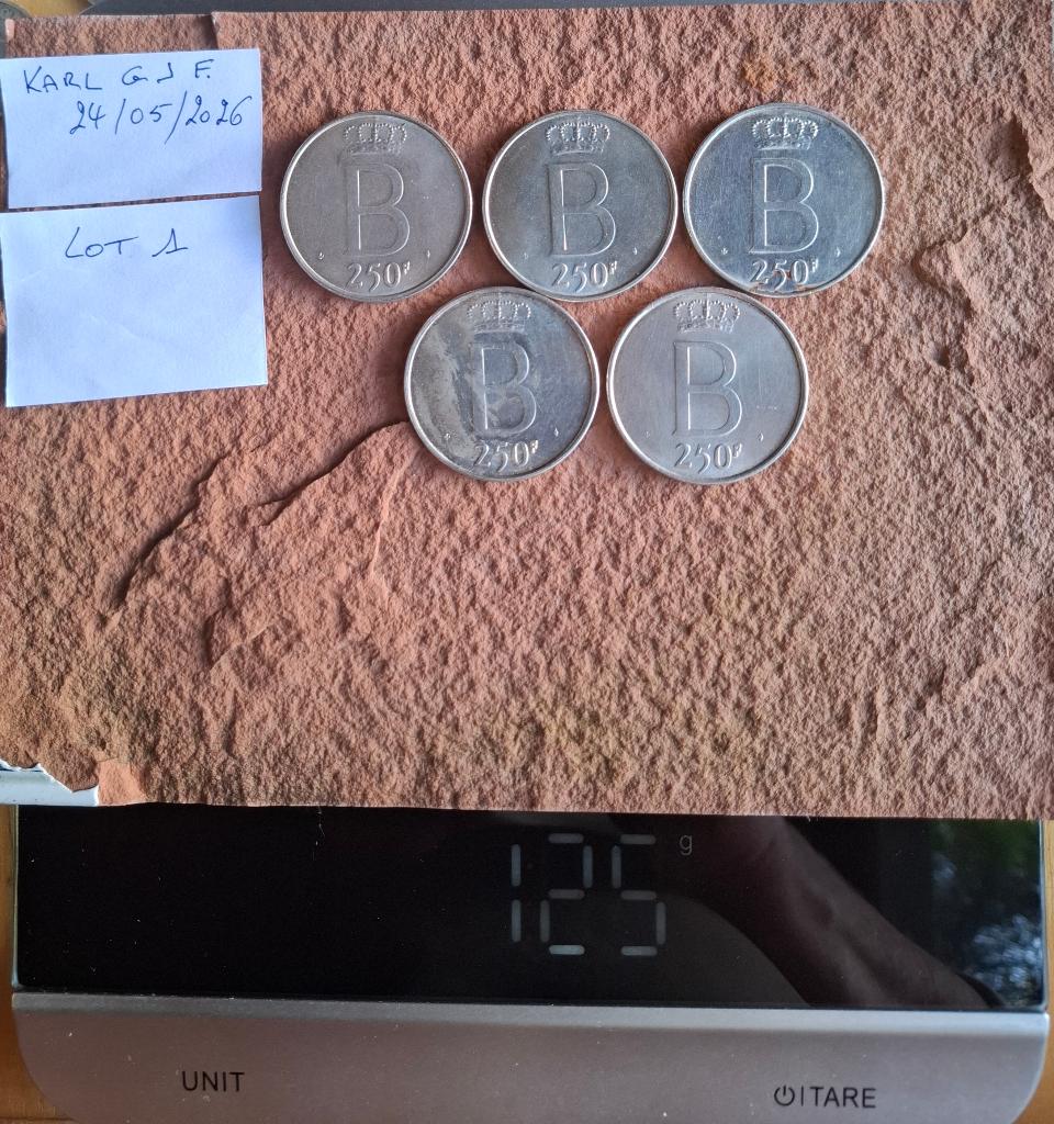 Zilveren Munten, Postzegels en Munten, Munten | België, Ophalen, Zilver, Setje, Zilver