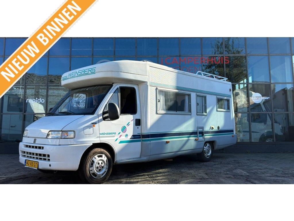 Weinsberg Imperiale 660 M, Fiat Ducato, Caravanes & Camping, 6 à 7 mètres, Porte-vélos, Boîte manuelle, Diesel
