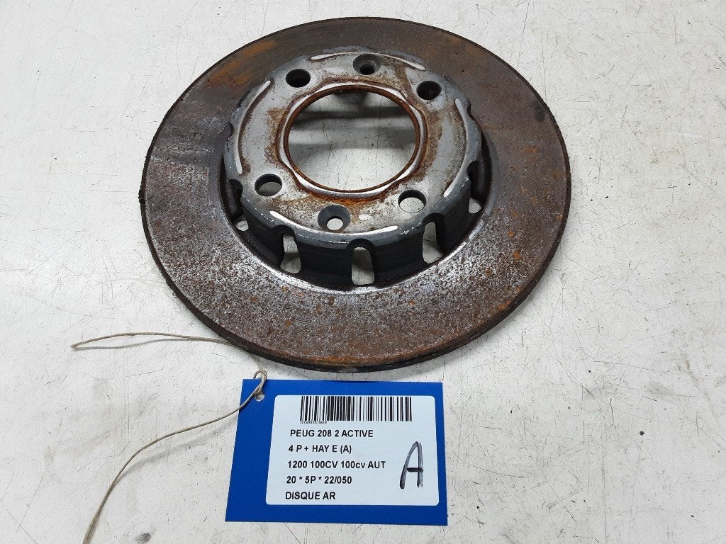 FREIN DISQUE ARRIÈRE Peugeot 208 II (UB / UH / UP), Utilisé, Peugeot