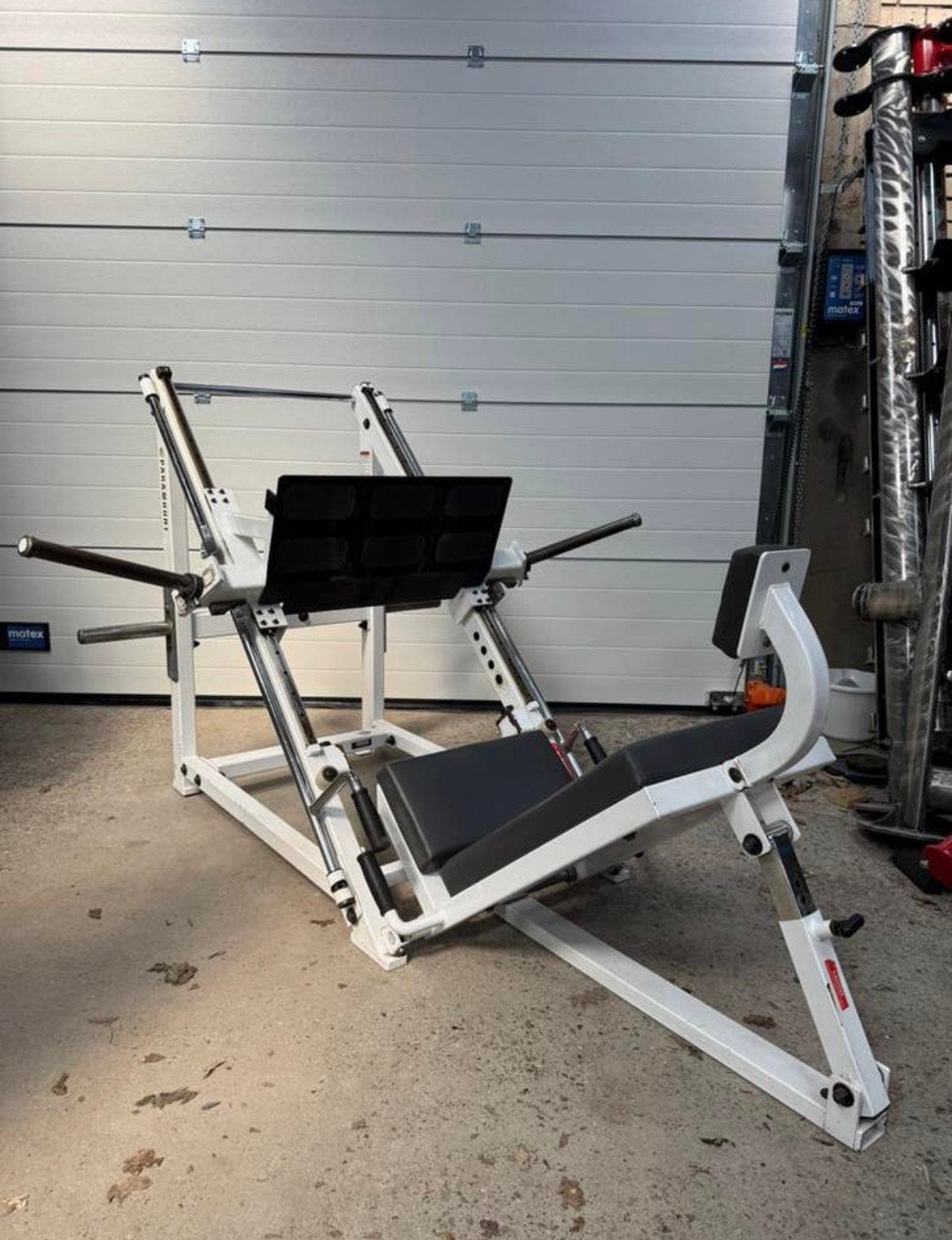 Paramount plate loaded legpress / beinpresse / legs, Sport en Fitness, Ophalen, Gebruikt, Benen, Overige typen