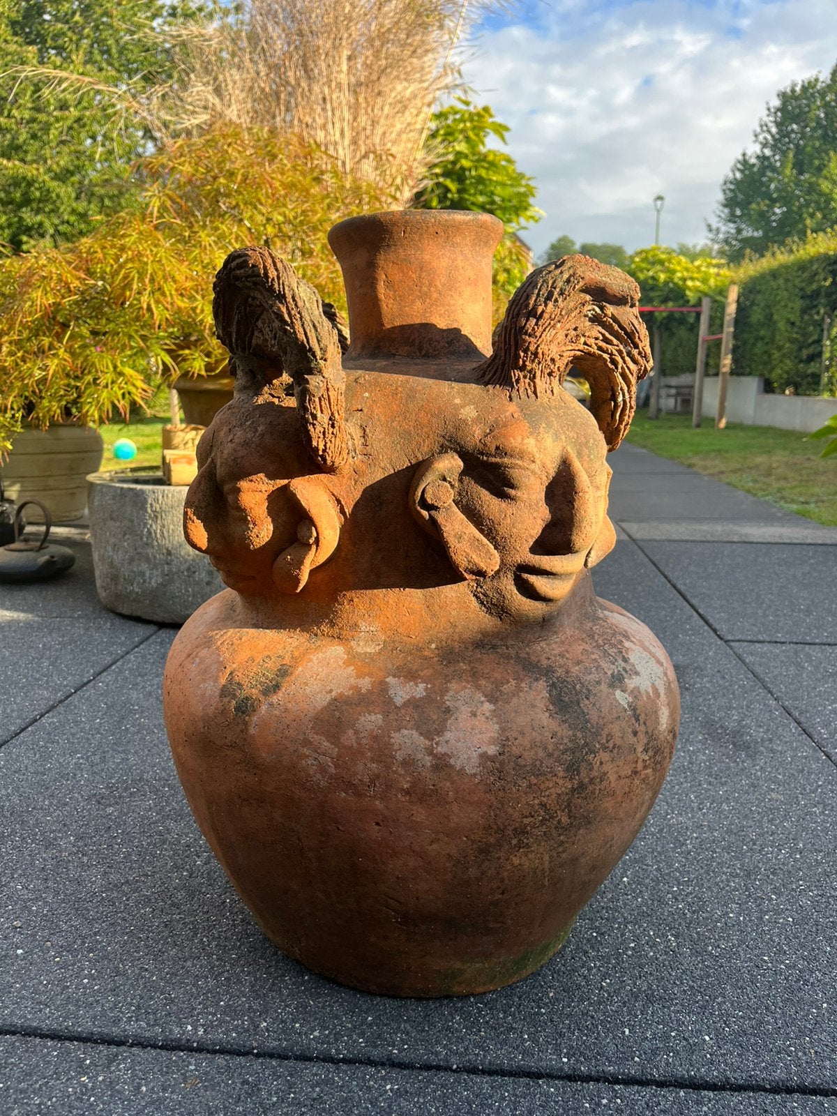 Mooie terracotta Inca Pot, Ophalen, Gebruikt