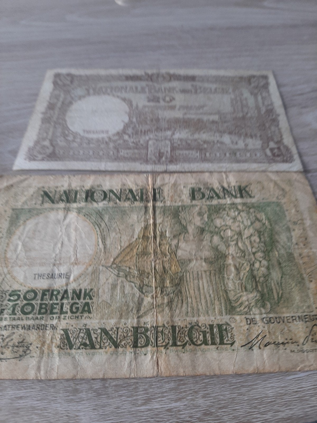 1 billet de 20fr et 1 de 50fr, Postzegels en Munten, Ophalen