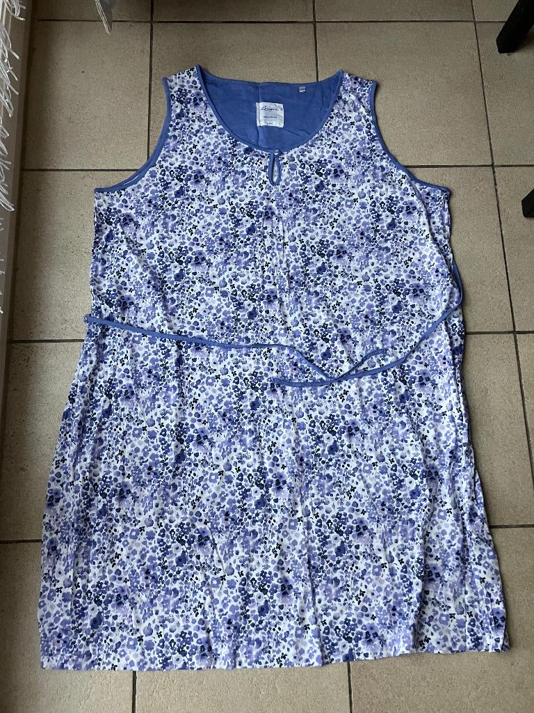 Nieuw Paars Wit nachthemd - maat XXL, Kleding | Dames, Grote Maten, Ophalen of Verzenden, Nieuw, Wit