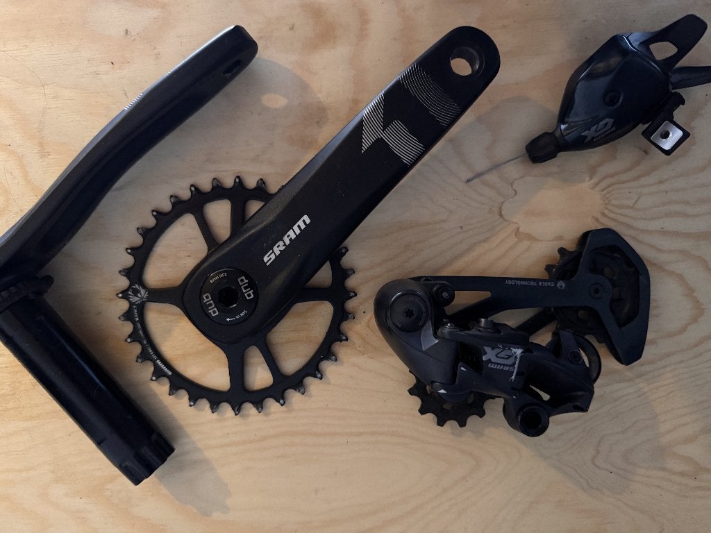 Sram GX eagle 12 speed groupset, Fietsen en Brommers, Fietsonderdelen, Gebruikt, Ophalen of Verzenden, SRAM, Derailleur of Ketting