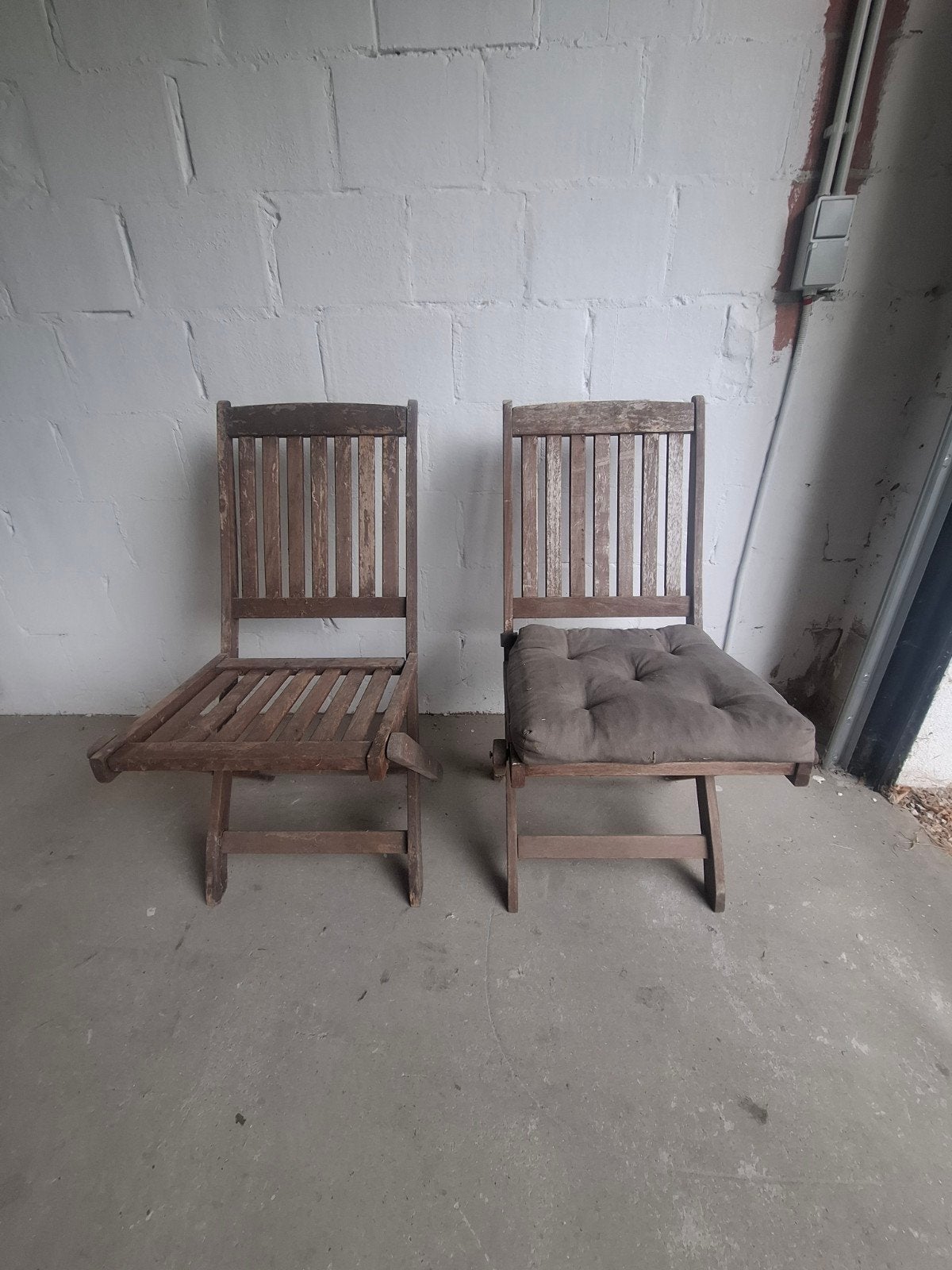 Houten tuinstoelen, Tuin en Terras, Ophalen