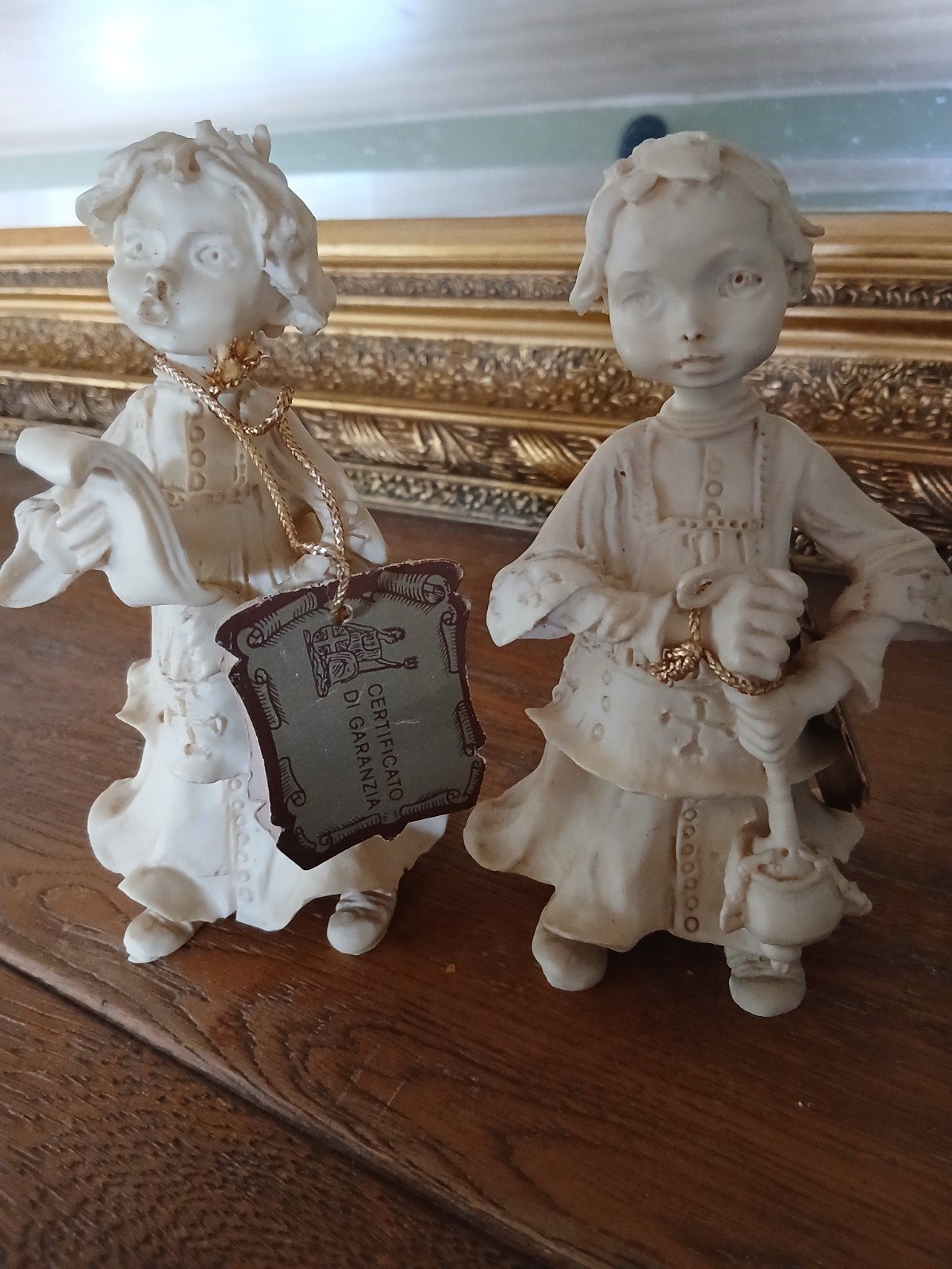 Prachtige Set Vintage Italiaanse Beeldjes – Capodimonte Stij, Enlèvement