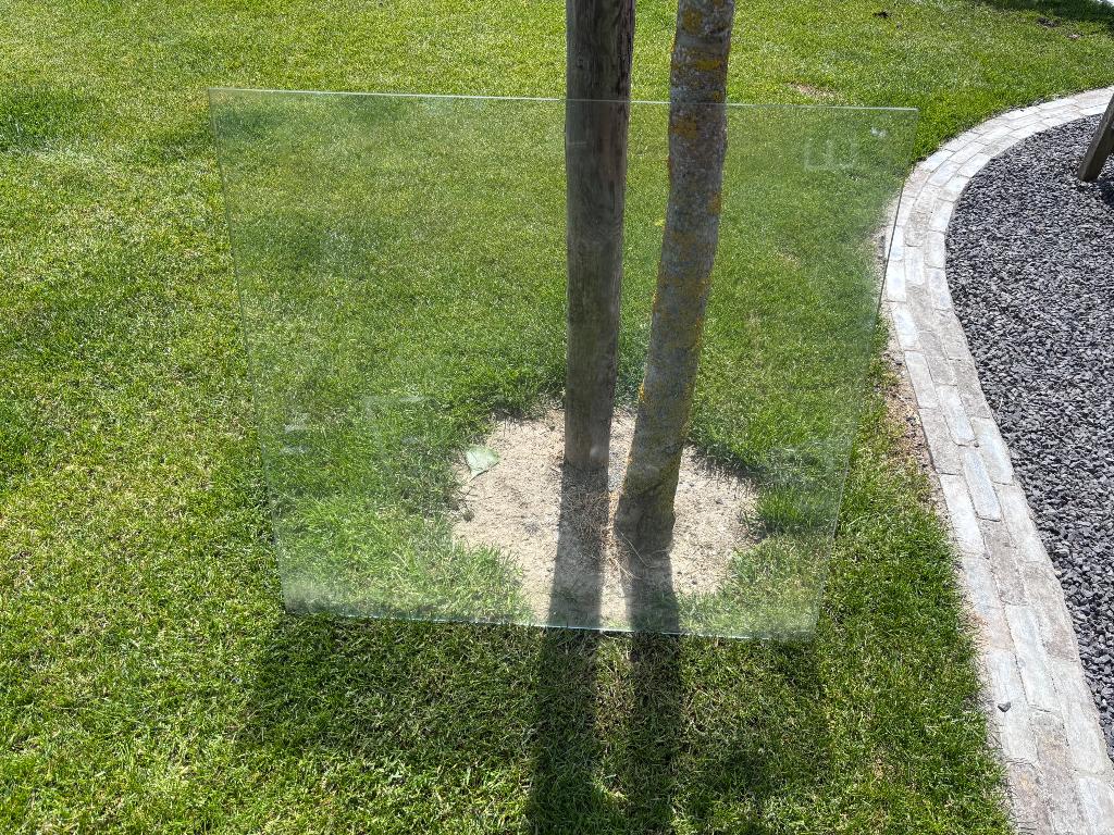 Veiligheids glas voor onder kachel, Ophalen, Zo goed als nieuw, Vrijstaand