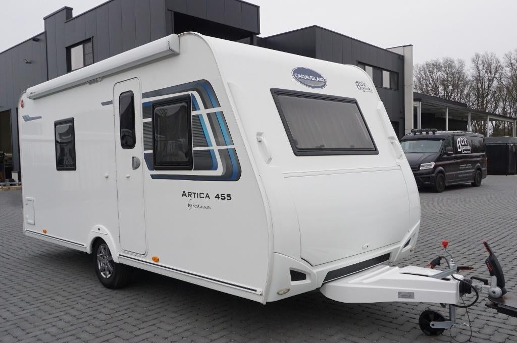 Prachtige 4pers.Caravelair met mover, luifel, fietsrek, rond, Rondzit, Frans bed, Bedrijf, Luifel