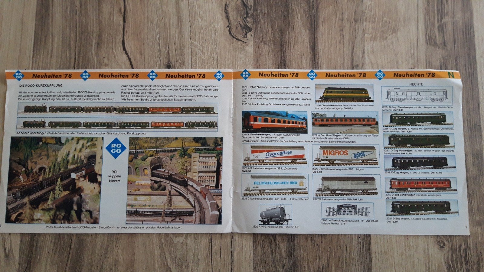 Roco folder met de type 59 nieuwigheden, Hobby en Vrije tijd, Modeltreinen | H0, Ophalen of Verzenden, Roco