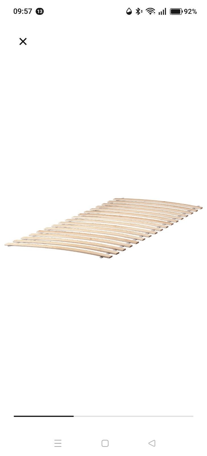 lattenbodem 1-persoonsbed, Huis en Inrichting, Ophalen, Gebruikt, 90 cm, Eenpersoons