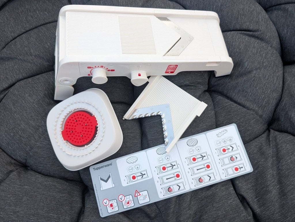 Mandoline chef tupperware, Huis en Inrichting, Keuken | Tupperware, Ophalen, Nieuw, Wit, Overige typen